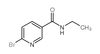 6-溴-N-乙基烟酰胺结构式