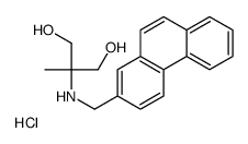 1,3-Propanediol, 2-methyl-2-((2-phenanthrenylmethyl)amino)-, hydrochlo ride Structure