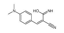 2-cyano-3-[4-(dimethylamino)phenyl]prop-2-enamide Structure