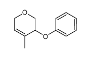 4-methyl-5-phenoxy-5,6-dihydropyran结构式