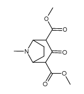 3-oxo-tropane-2,4-dicarboxylic acid dimethyl ester结构式
