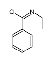 N-ethylbenzenecarboximidoyl chloride结构式