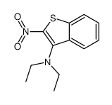 N,N-diethyl-2-nitro-1-benzothiophen-3-amine Structure
