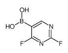 2,4-二氟嘧啶-5-硼酸结构式