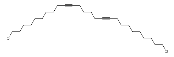 1,26-dichloro-hexacosa-10,16-diyne结构式