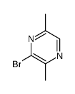 3-溴-2,5-二甲基吡嗪结构式
