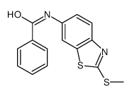 N-(2-methylsulfanyl-1,3-benzothiazol-6-yl)benzamide结构式