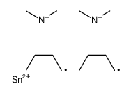 N-[dibutyl(dimethylamino)stannyl]-N-methylmethanamine Structure