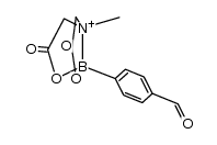 4-醛基苯硼酸甲基亚氨基二乙酸酯结构式