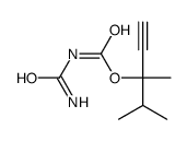 1-Pentyn-3-ol,3,4-dimethyl-,allophanate(6CI) Structure