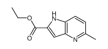 5-甲基-4-氮杂吲哚-2-羧酸乙酯结构式