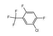 2,4-difluoro-5-chlorobenzotrifluoride结构式