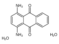 1,4-diaminoanthracene-9,10-dione,dihydrate Structure