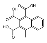4-methylnaphthalene-1,2,3-tricarboxylic acid Structure