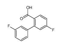 4-fluoro-2-(3-fluorophenyl)benzoic acid Structure