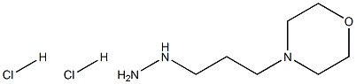 1-(3-吗啉基丙基)肼二盐酸盐结构式