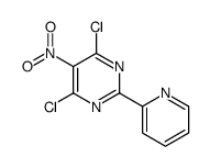 4,6-Dichloro-5-nitro-2-(pyridin-2-yl)pyrimidine结构式