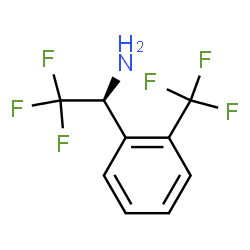 (1S)-2,2,2-TRIFLUORO-1-[2-(TRIFLUOROMETHYL)PHENYL]ETHYLAMINE Structure