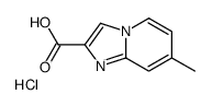 7-methylimidazo[1,2-a]pyridine-2-carboxylic acid,hydrochloride Structure
