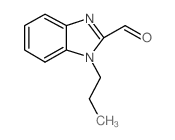 1-丙基-1H-苯并咪唑-2-甲醛结构式