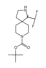 叔-丁基 1-(三氟甲基)-2,8-二氮杂螺[4.5]癸烷-8-甲酸基酯结构式