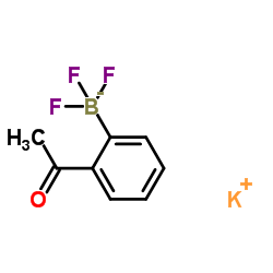 Potassium (2-acetylphenyl)trifluoroborate Structure
