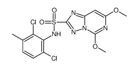 1,2,4Triazolo1,5-cpyrimidine-2-sulfonamide, N-(2,6-dichloro-3-methylphenyl)-5,7-dimethoxy- Structure