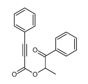 1-oxo-1-phenylpropan-2-yl 3-phenylpropiolate Structure