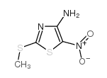 4-氨基-2-甲基硫代-5-硝基噻唑结构式