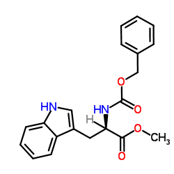 Z-D-色氨酸甲酯结构式