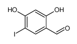 2,4-Dihydroxy-5-iodobenzaldehyde Structure