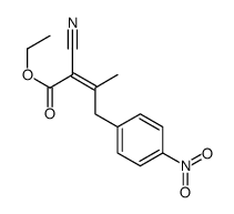 2-氰基-3-甲基-4-(4-硝基-苯基)-2-丁酸乙酯结构式