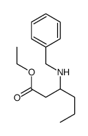 ethyl 3-(benzylamino)hexanoate结构式