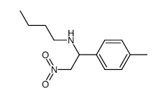 N-(2-nitro-1-(p-tolyl)ethyl)butan-1-amine Structure