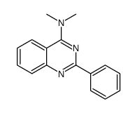 4-(N,N-二甲基氨基)-2-苯基喹唑啉结构式