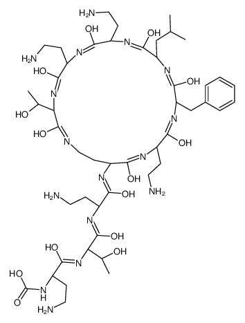 Polymixin-B-Sulfate Structure