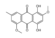 1,4-dihydroxy-2,5-dimethoxy-7-methylanthracene-9,10-dione结构式