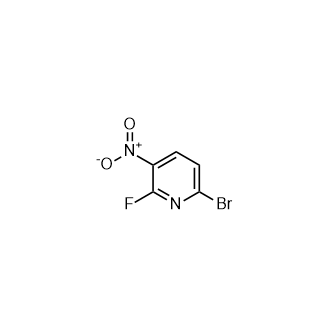 6-溴-2-氟-3-硝基吡啶结构式