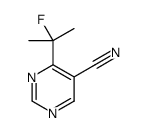 4-(2-氟-2-丙基)嘧啶-5-甲腈结构式