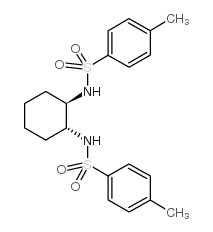 (1R,2R)-N,N'-二对甲苯磺酰基-1,2-环己二胺结构式