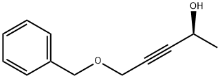 (2S)-5-(苄氧基)戊-3-炔-2-醇结构式