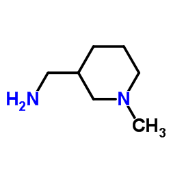 1-甲基-3-氨甲基哌啶结构式
