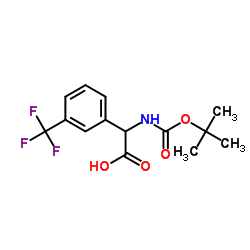 N-Boc-3-三氟甲基-DL-苯甘氨酸图片