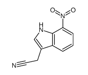 2-(7-nitro-1H-indol-3-yl)acetonitrile Structure