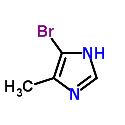 4-甲基-5-溴咪唑结构式