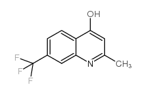 2-甲基-7-三氟甲基喹啉-4-醇结构式