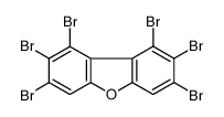 1,2,3,7,8,9-hexabromodibenzofuran Structure