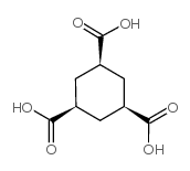 (1α,3α,5α)-1,3,5-Cyclohexanetricarboxylic Acid Structure
