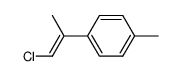 trans-1-Chlor-2-p-tolyl-propen-(1) Structure