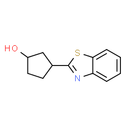 Cyclopentanol, 3-(2-benzothiazolyl)- (9CI) Structure